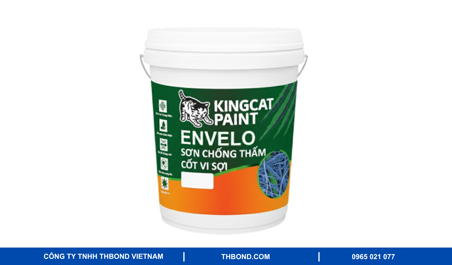 Sơn chống dột mái tôn Kingcat V1 - 424