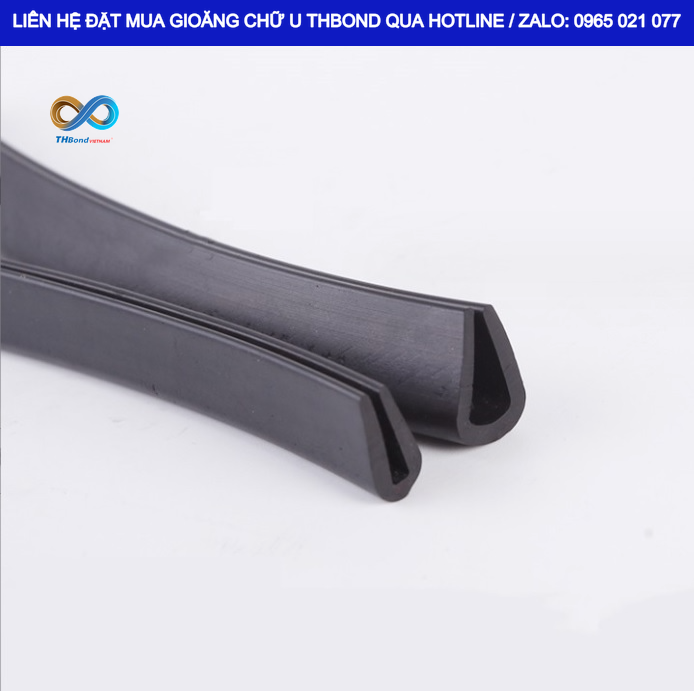 Với thiết kế rãnh chữ U linh hoạt, gioăng cao su THBond phù hợp bọc mép nhiều loại tấm vật liệu trong sản xuất và gia công.
