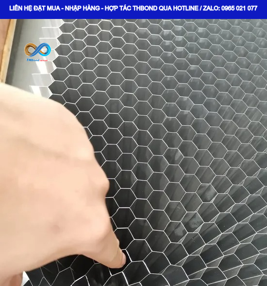 THBond Lõi Nhôm Tổ Ong Hỗ trợ ổn định cho các tấm Vách Panel khổ lớn, các tấm vật liệu chịu lực