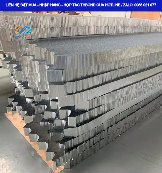 Lõi Nhôm Tổ Ong THBond hỗ trợ hạn chế cong võng cho cửa, Panel, trần, mặt sàn
