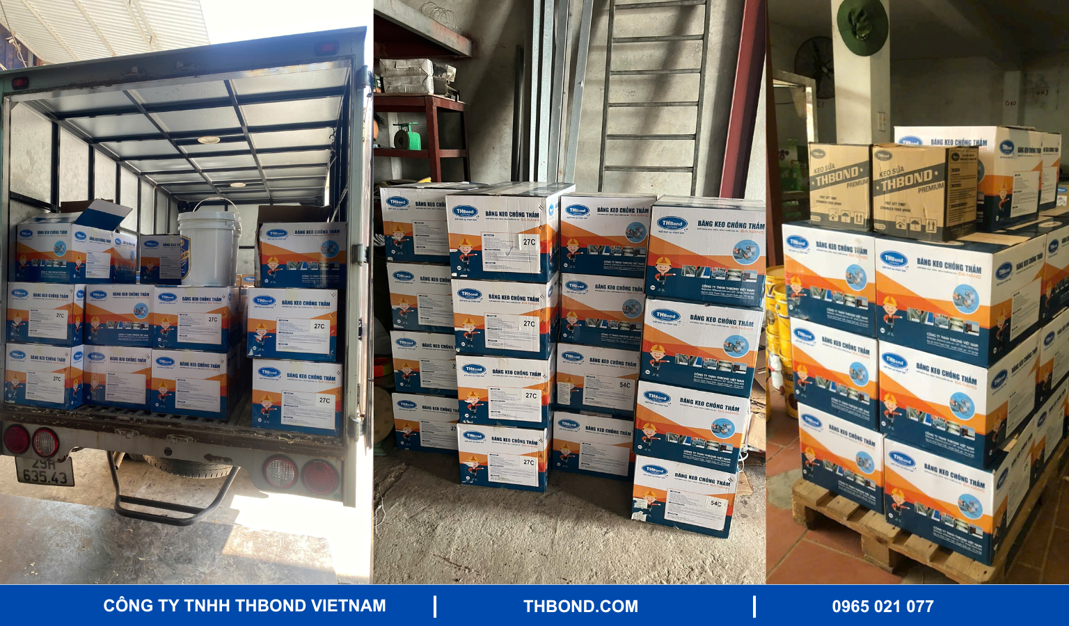 Băng keo chống thấm THbond được khách hàng tin dùng