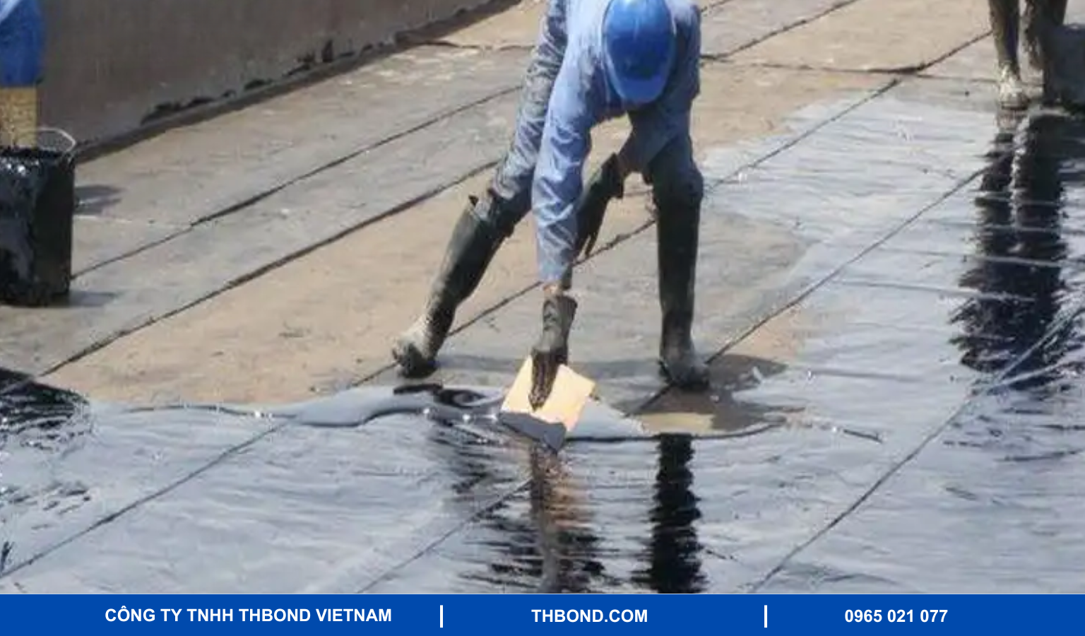 Chống thấm dột mái tôn bằng nhựa đường