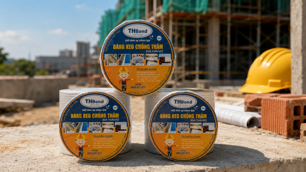 Băng Keo Butyl - ứng dụng chống thấm, chống nước hiệu quả trên nhiều bề mặt vật liệu - thbond-com (1)