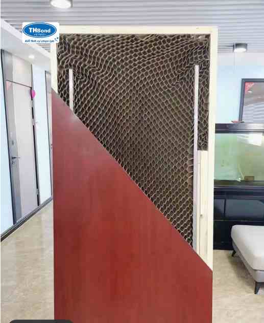 Giấy tổ ong honeycomb paper không chỉ được dùng trong sản xuất cửa chống cháy, cửa thép, mà còn dùng cho vách chống cháy - thbond-com
