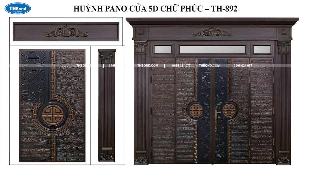 HUỲNH PANO CỬA 5D CHỮ PHÚC – TH-892 (1-1) - thbond-com