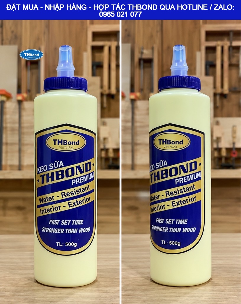 Keo Sữa Dán Gỗ THBond với nhiều quy cách phù hợp cho đa dạng nhu cầu sản xuất gỗ của doanh nghiệp - thbond-com