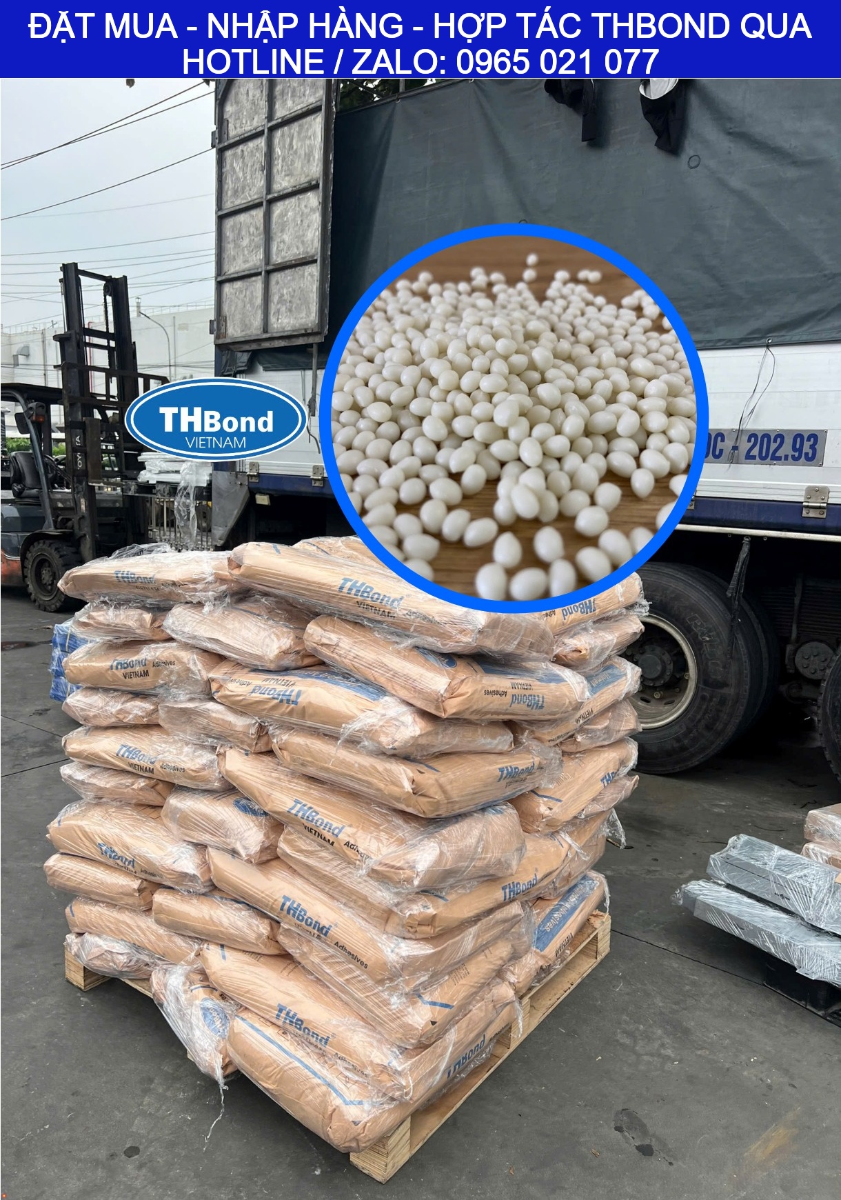 Keo hạt THBond cung cấp keo hạt số lượng lớn giúp đường dán cạnh đẹp, kín và nâng cao chất lượng thành phẩm - thbond-com