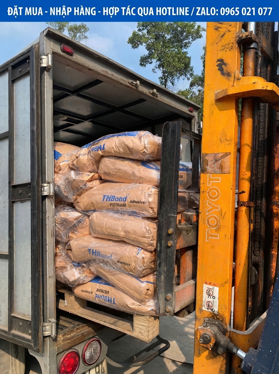 Cung ứng Keo Hạt THBond tại Bắc Ninh cho nhà máy và doanh nghiệp sản xuất gỗ công nghiệp