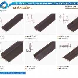 Gioăng Xốp chữ L ứng dụng cho Cửa, thiết bị kỹ thuật với nhiều loại kích thước - thbond-com