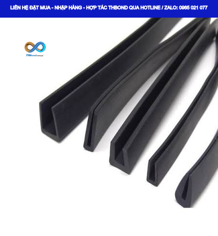 Gioăng cao su chữ U chịu thời tiết tốt cho cửa lắp đặt ngoài trời - thbond-com