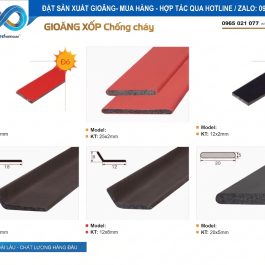 Gioăng chống cháy, gioăng xốp chống cháy nhiều kích thước cho cửa - thbond-com