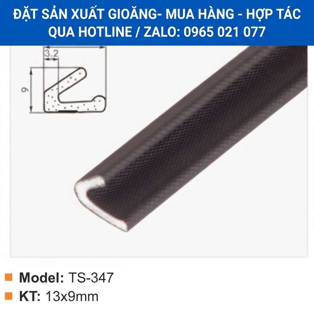Gioăng xốp PU chữ V kích thước 13x9mm cho cửa, thiết bị kỹ thuật - thbond-com