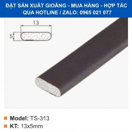 Gioăng xốp dẹt kích thước 13x5mm cho cửa và các thiết bị kỹ thuật - thbond-com
