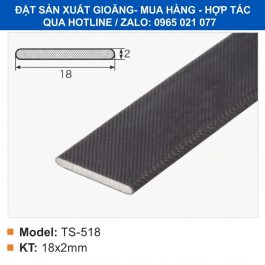 Gioăng xốp dẹt kích thước 18x2mm cho sản xuất cửa, thiết bị kỹ thuật - thbond-com