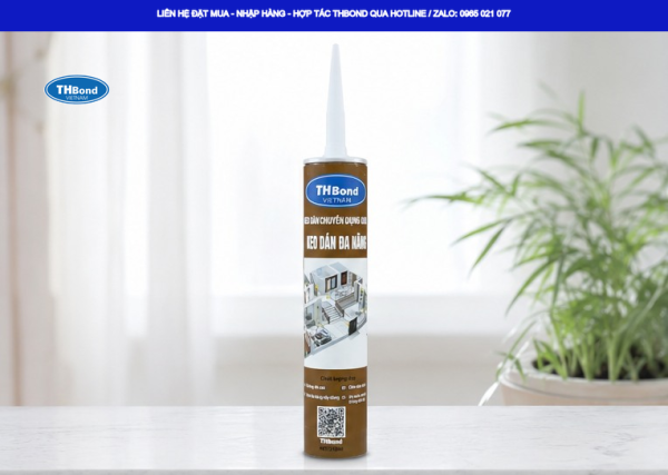 Keo Dán Đa Năng THBond bám dính chắc trên nhiều loại vật liệu – kim loại, nhôm, gỗ, nhựa…