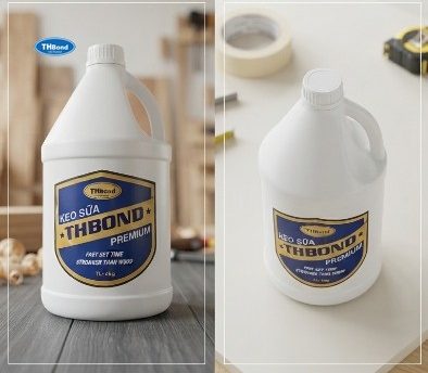 Keo dán Veneer THBond cho tủ bếp, tủ áo, bàn ghế và panel gỗ
