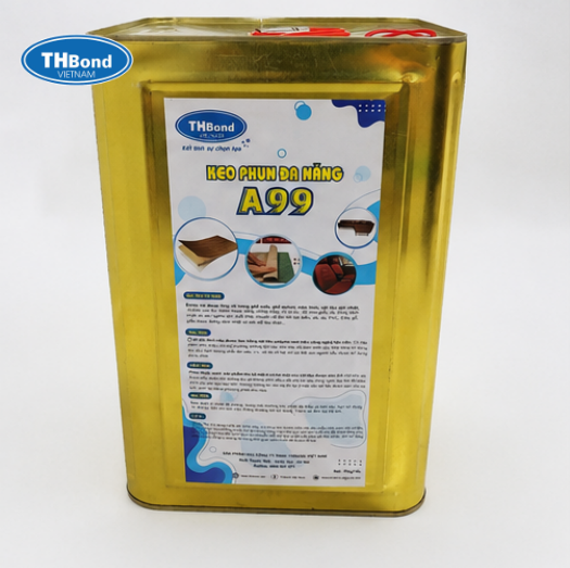 Keo phun đa năng A99 THBond kết dính Laminate, Veneer và nhiều vật liệu nội thất - thbond-com