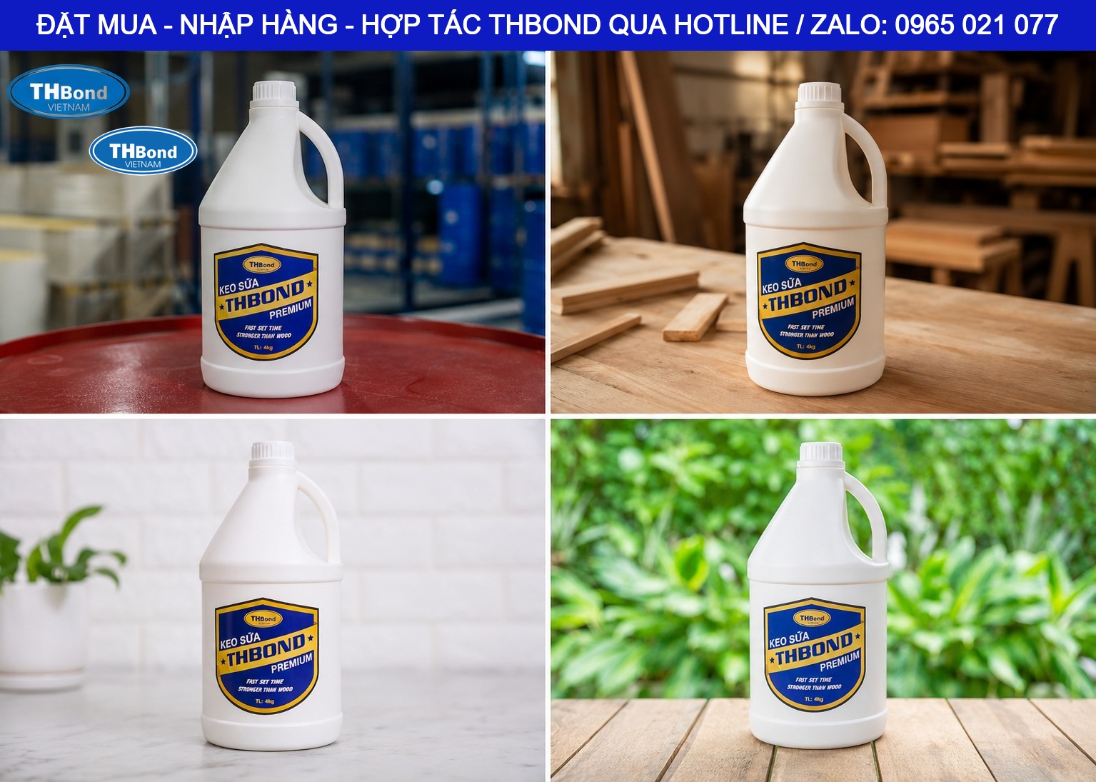 Keo sữa THBond – Giải pháp dán Veneer bền chắc trên cốt gỗ công nghiệp - thbond-com