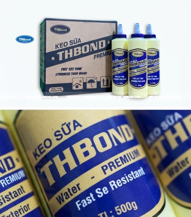 Keo sữa dán gỗ THBond – Giải pháp kết dính cho gỗ công nghiệp và gỗ ép