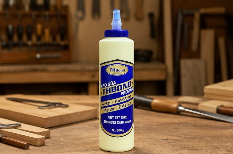 Keo sữa ghép mộng chốt giúp tăng độ bền mối ghép gỗ - thbond-com