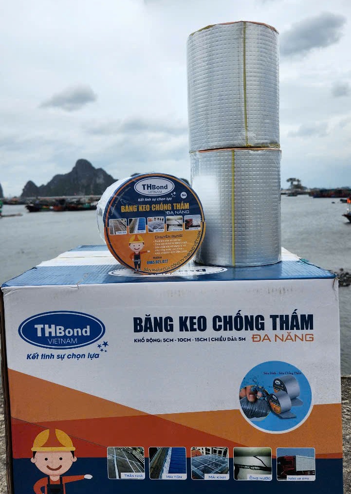 THBond mang đến nhiều quy cách kích thước băng keo chống thấm 5cm, 10cm và 15cm theo từng hạng mục thi công - thbond-com