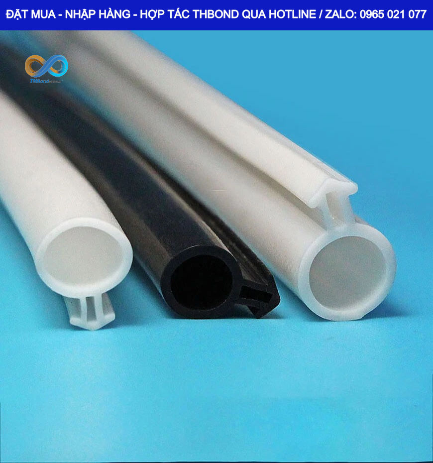 Tiết diện chữ T của Gioăng THBond giúp hạn chế xê dịch trong quá trình đóng mở hoặc rung động của thiết bị_wm