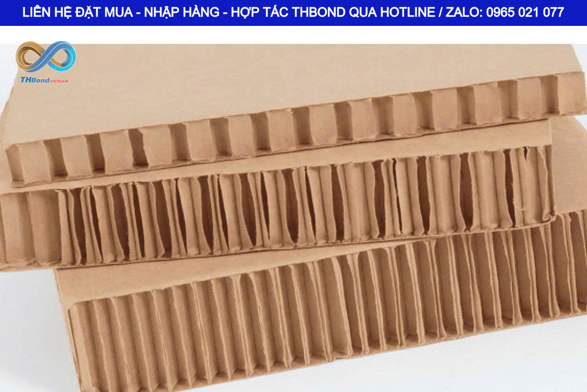THBond cung cấp GIẤY TỔ ONG TẤM dùng làm tấm lót và tấm ngăn trong kiện hàng