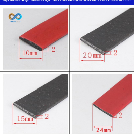 Mềm Dẻo – Dễ Bố Trí Trên Hệ Cửa THBond – Gioăng chống cháy trương nở GTH688 dạng dẹt mềm, thuận tiện bố trí theo vị trí cần làm kín