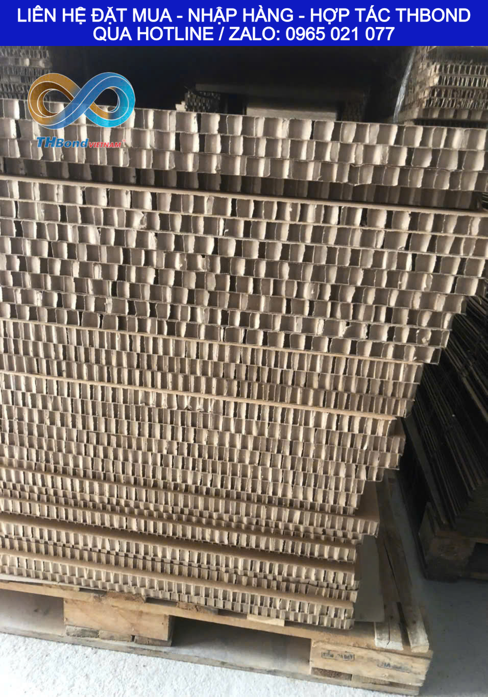 GIẤY TỔ ONG TẤM THBond – kết cấu lõi tổ ong nhẹ, phù hợp nhiều ứng dụng sản xuất