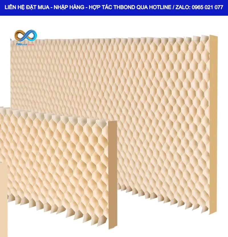 Giấy Tổ Ong Trắng THBond - giải pháp giấy tổ ong chất cho làm cửa thép vân gỗ, cửa kim loại, cửa gỗ, cửa nhựa, tấm vách panel và các cấu kiện nội thất, vật tư xây dựng,...