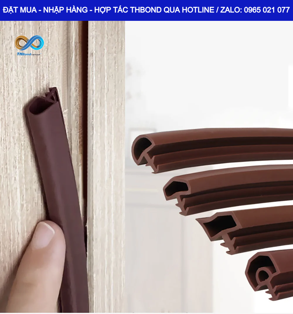 Gioăng cách âm, cách nhiệt, làm kín và chống va đập cho cửa - thbond-com