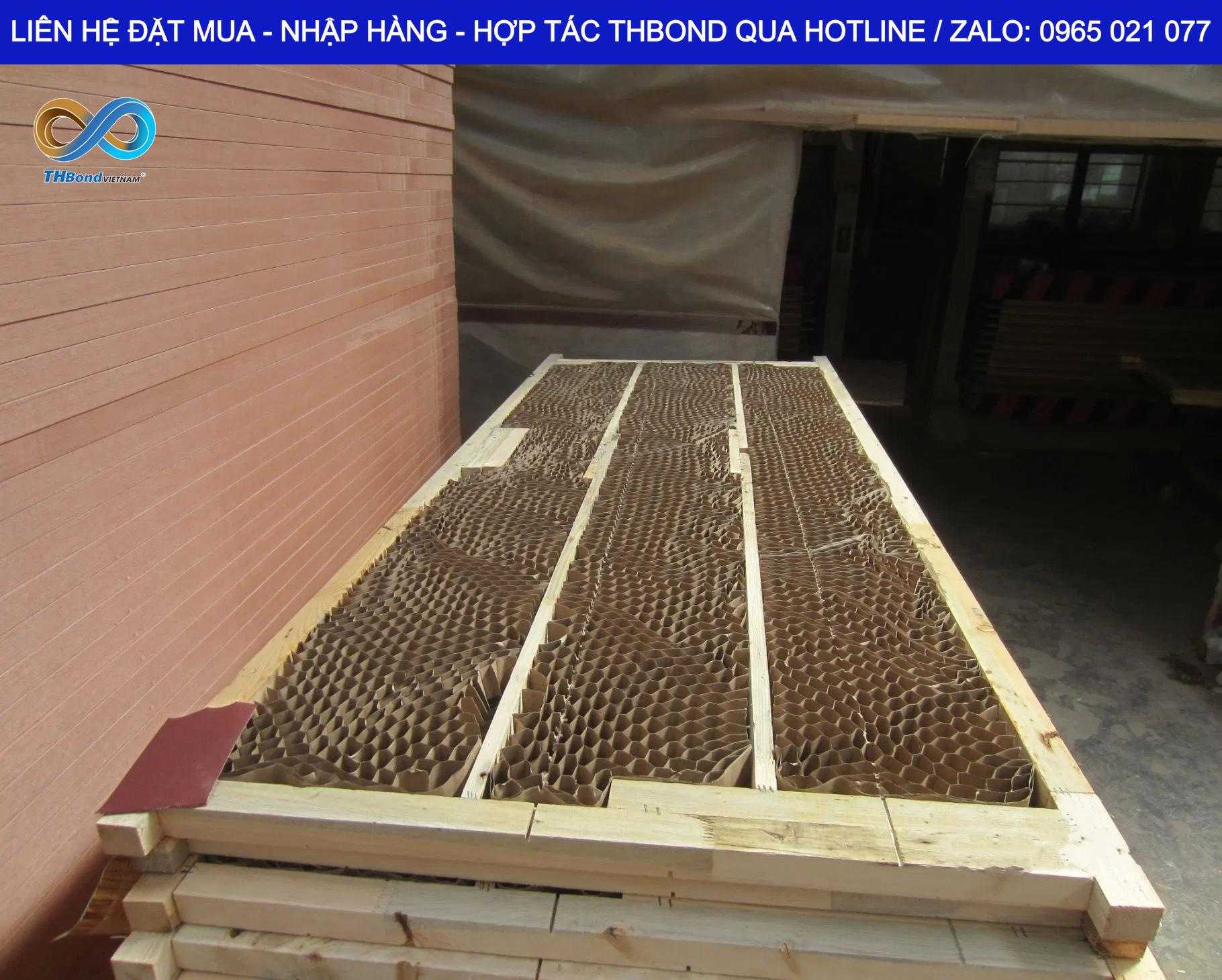 Lõi giấy tổ ong THBond phù hợp cửa chống cháy, cửa kỹ thuật và cửa thép_wm