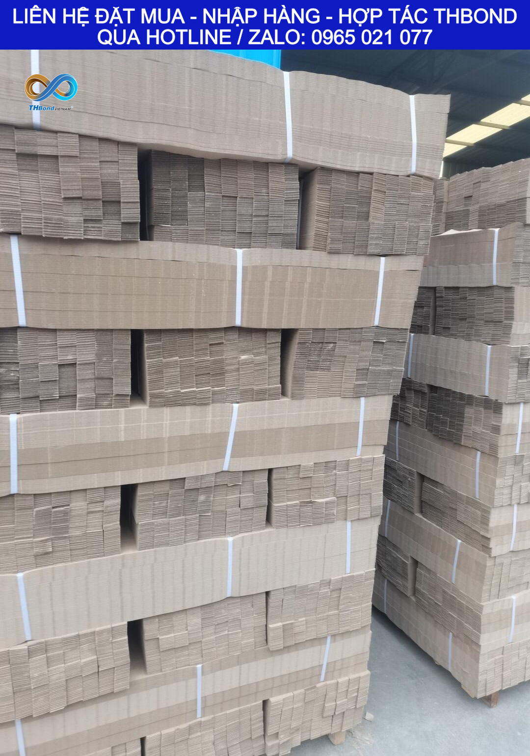 Nguồn giấy tổ ong THBond phục vụ doanh nghiệp sản xuất cửa gỗ công nghiệp, cửa chống cháy, cửa thép vân gỗ_wm
