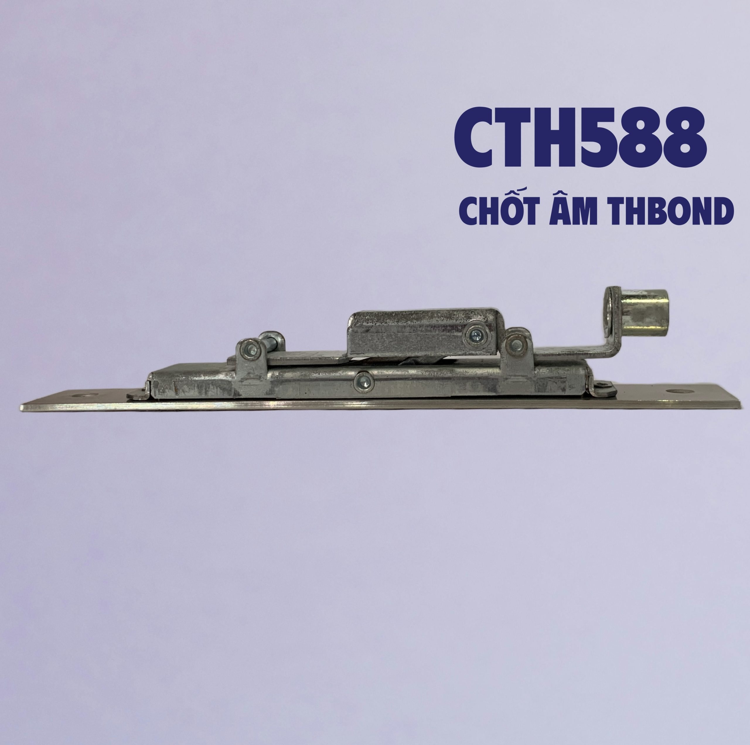 Chốt Âm THBond CTH588 – Bố trí âm vào cạnh cửa giúp tổng thể bộ cửa gọn và đẹp hơn trong khi vẫn bảo đảm chức năng chốt cố định cánh cửa