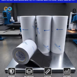 Màng PE chống trầy xước inox THBond là lớp bảo vệ tạm thời cho bề mặt trong quá trình sản xuất.
