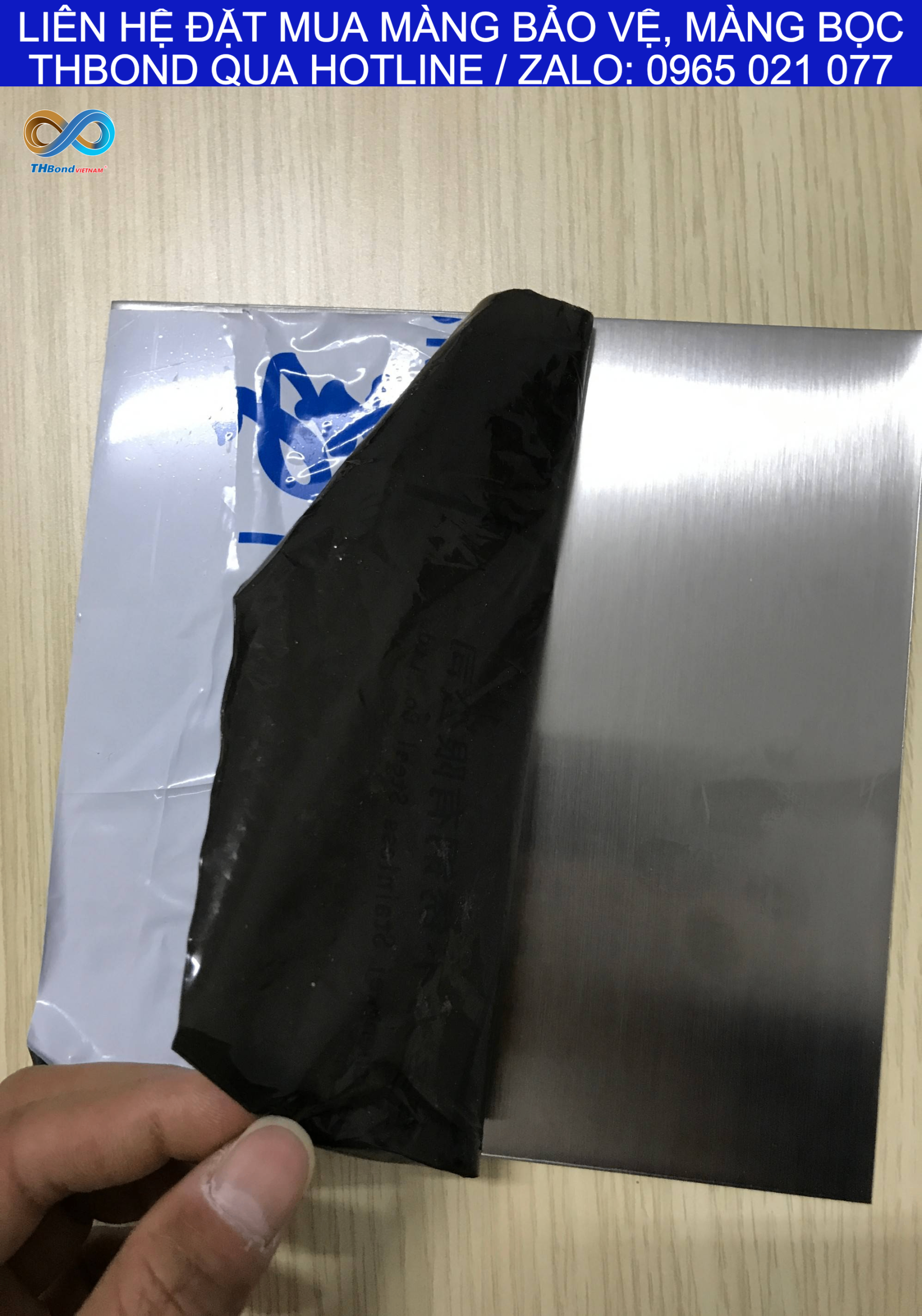 THBond bảo đảm cung ứng màng bảo vệ inox theo nhu cầu tùy chỉnh về khổ màng, chiều dài cuộn, độ dày và màu sắc.