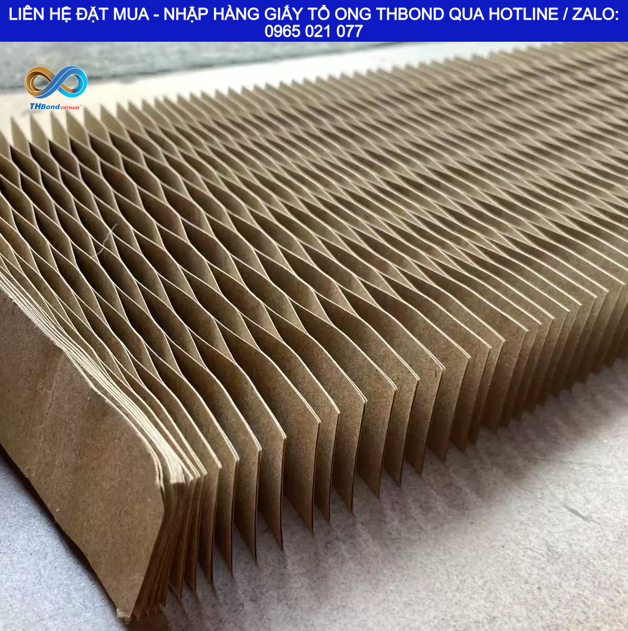 Quy cách độ dày đa dạng giúp giấy tổ ong thanh THBond đáp ứng nhiều cấu hình lõi cửa khác nhau.
