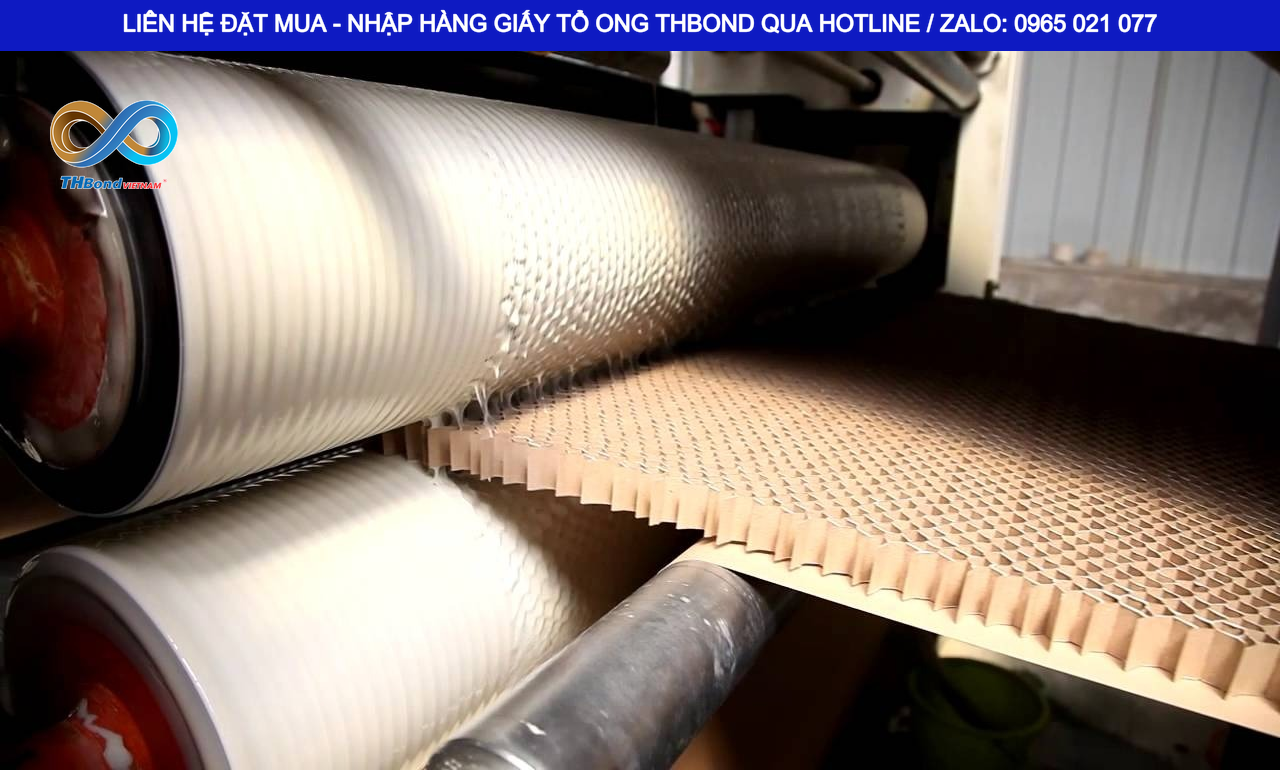 Giấy tổ ong thanh + Keo dán – Bộ giải pháp lõi cửa được THBond cung cấp chuẩn chất lượng đến nhà sản xuất công nghiệp và gia công theo nhu cầu
