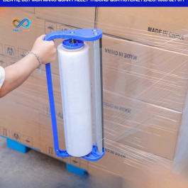Độ trong của Màng Co PE MTH899 THBond giúp dễ dàng quan sát tình trạng bên ngoài của kiện hàng sau khi quấn.