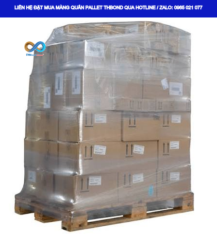 THBond MTH899 ôm sát bề mặt hàng hóa, hỗ trợ giữ các thùng carton và kiện hàng ổn định khi xếp chồng trên pallet.