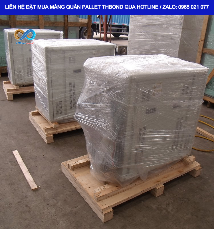 Màng Co PE Quấn Pallet MTH899 giúp xưởng, doanh nghiệp hoàn thiện công đoạn đóng gói nhanh chóng trước khi đưa hàng vào kho hoặc vận chuyển.