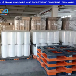 Quý khách hàng có thể dễ dàng lựa chọn khổ rộng và độ dày màng bọc PE theo nhu cầu đóng gói thực tế
