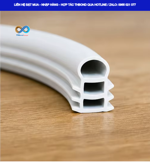 THBond GTH309 hỗ trợ hạn chế khe hở tại vị trí tiếp giáp, tăng độ kín, ngăn tiếng ồn cho hệ cửa thép, cửa chống cháy