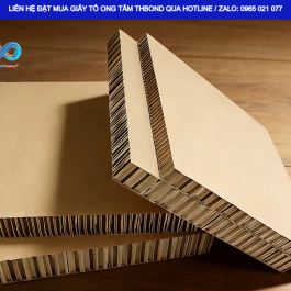 THBond cung ứng giấy tổ ong tấm dày 30 mm GTO558 phục vụ nhu cầu sản xuất và gia công trong ngành cửa, vách panel, đóng gói vận chuyển hàng hóa…