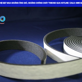 Ron ống gió GTH611 sản xuất bởi THBond sử dụng chất liệu Cao su xốp kết hợp chất chống cháy