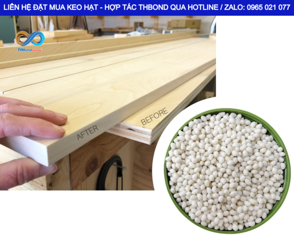 Keo hạt EVA cần có thời gian mở phù hợp để keo kịp tiếp xúc với bề mặt cần dán và đáp ứng thao tác ép nẹp trên máy.