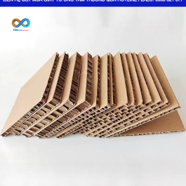 Giấy tổ ong tấm GTO558 của THBond dùng làm lõi cho nhiều sản phẩm là mặt bàn và cánh tủ, vật liệu dạng tấm