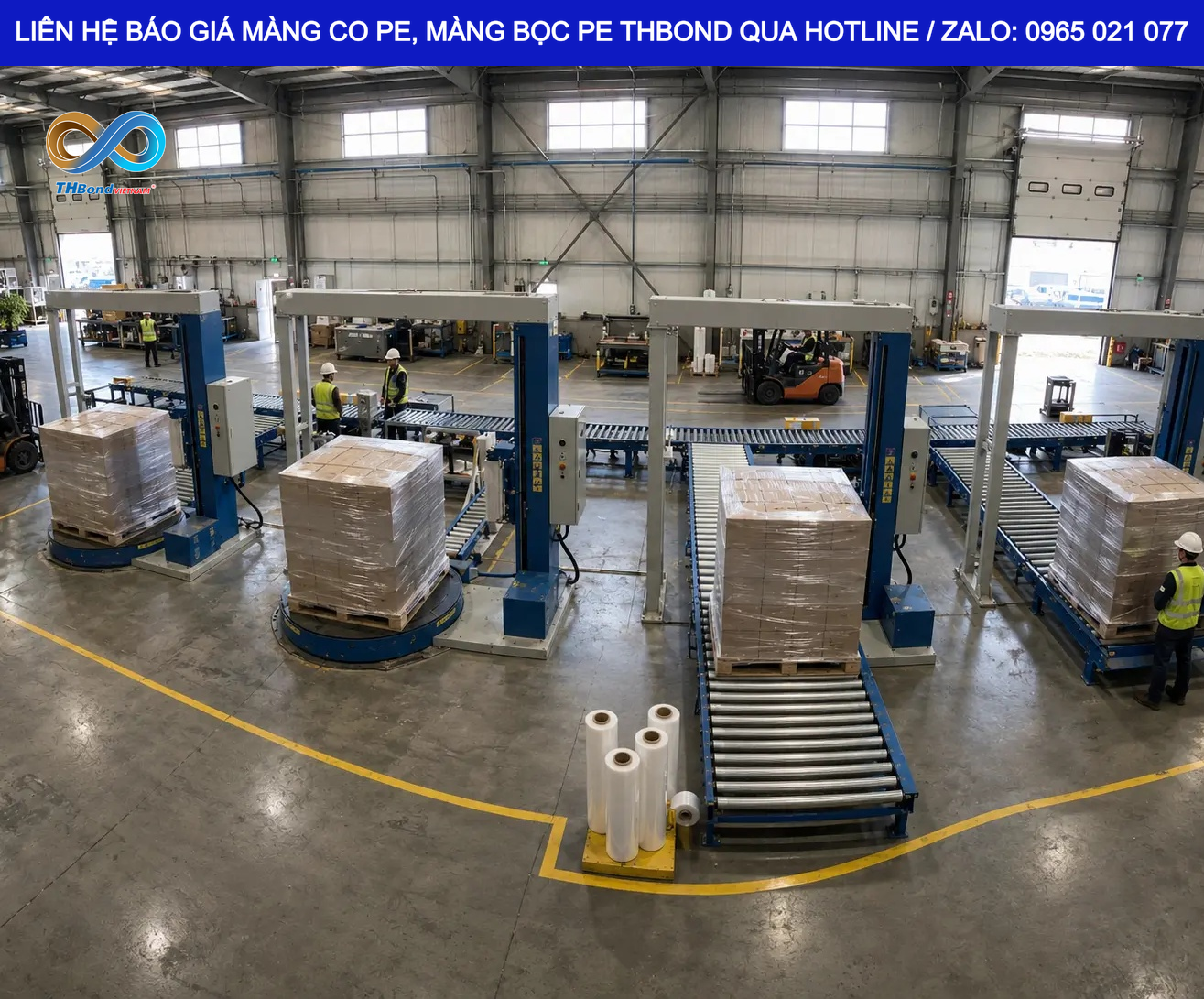 Giải pháp màng PE in logo cho bàn ghế, tủ, kệ và các sản phẩm nội thất.