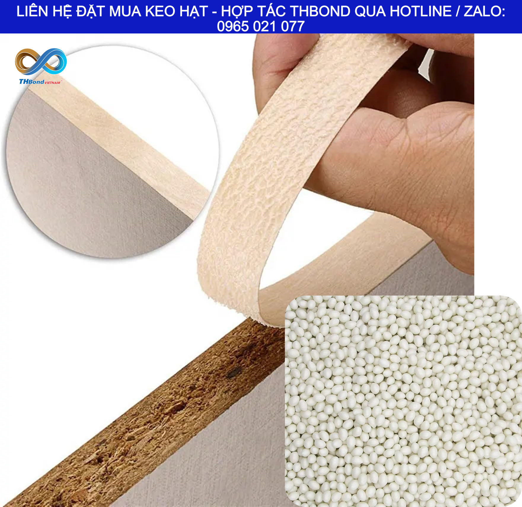 Z151 là dòng keo hạt dán cạnh EVA THBond với dải nhiệt độ sử dụng 150–180°C, chi phí giá tốt