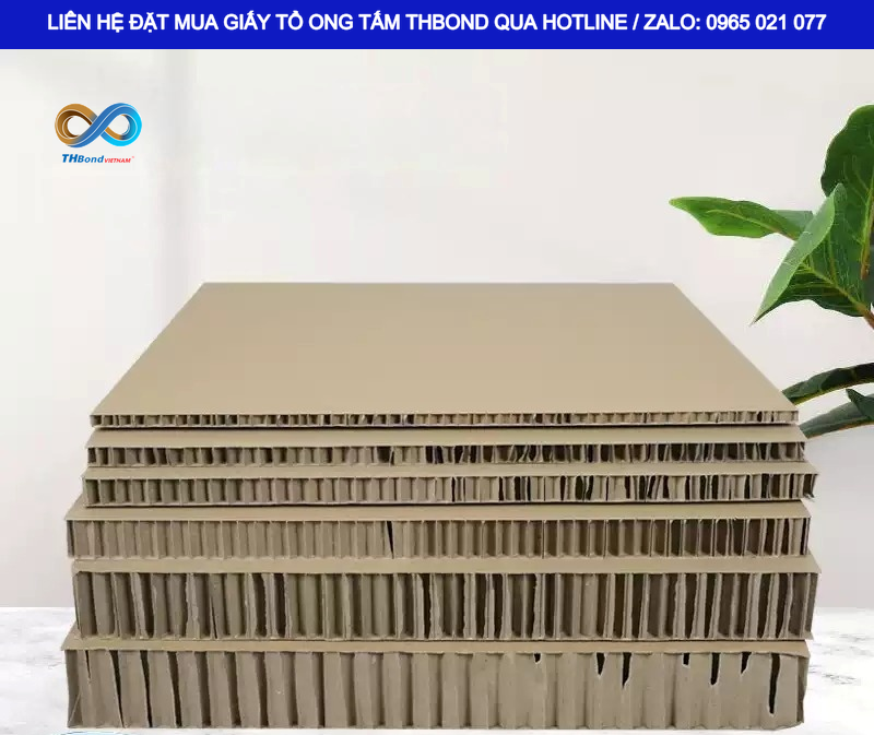 THBond cung ứng giấy tổ ong tấm dày 30 mm, 40 mm, 10mm, 20 mm, 60mm, … cho xưởng sản xuất cần tìm nguồn vật tư giá tốt, ổn định lâu dài